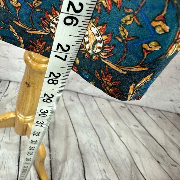 BCBGeneration Blouse sz large boho wrap ocean combo shirt - Picture 4 of 7